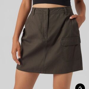 NWT Casual Utility Pocket Skirt in Olive